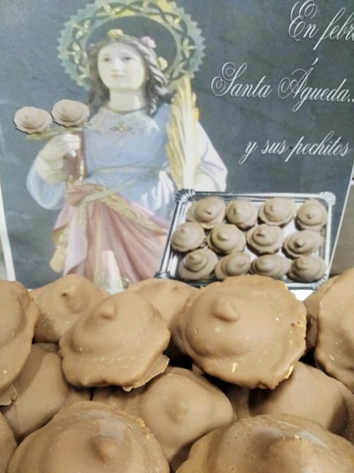 Pechos dulces de Santa Agueda pastelería Yagüe_ 2